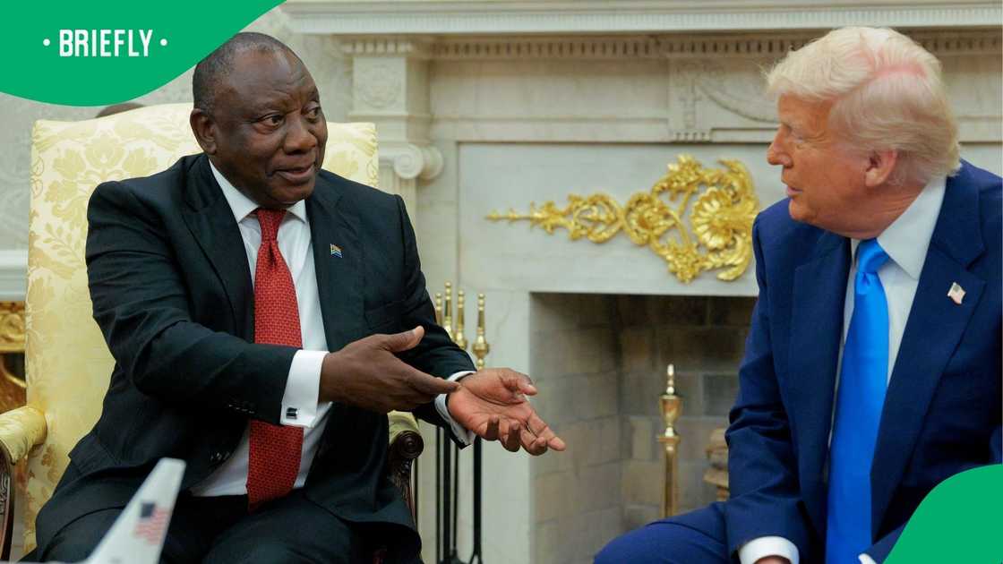 President Cyril Ramaphosa met with Donald Trump in the White House