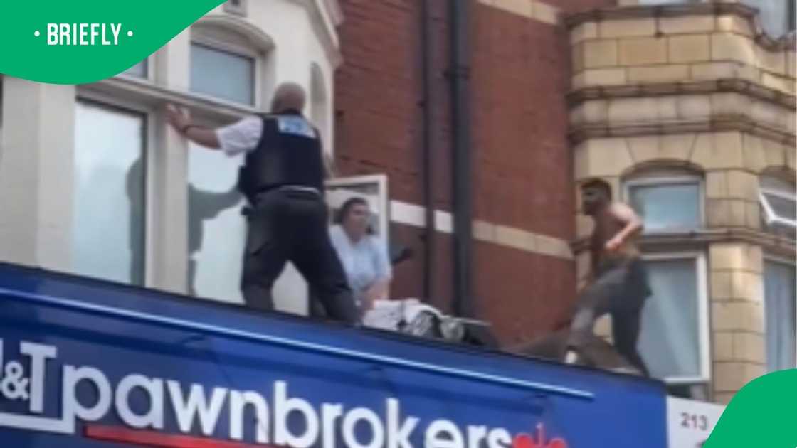 City heroes climbed up the building to help a child
