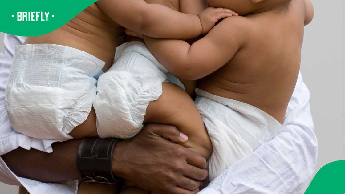 A South Sudanese couple welcomed triplets