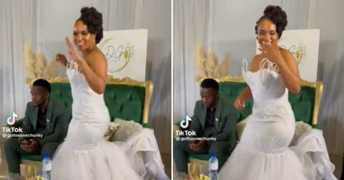 Beautiful makoti and sad groom Beautiful makoti and sad groom