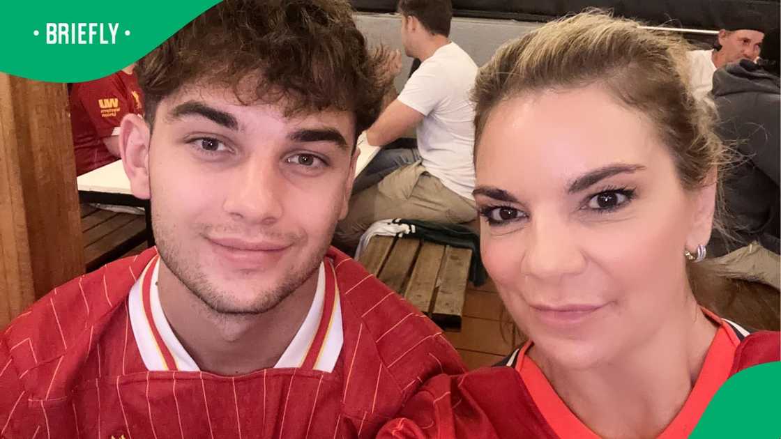 Late Joost Van Der Westhuizen s Wife Ecstatic As Son Takes Her Out For Late Joost Van Der Westhuizen s Wife Ecstatic As Son Takes Her Out For