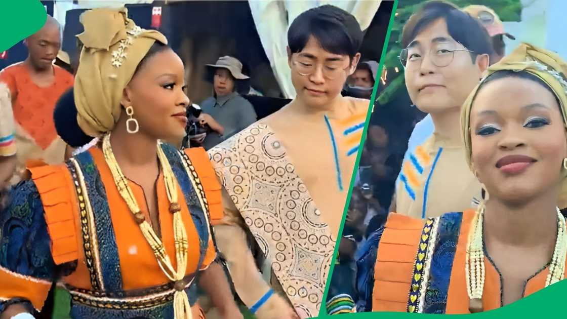 Local woman marrying Chinese man goes viral. Local woman marrying Chinese man goes viral.