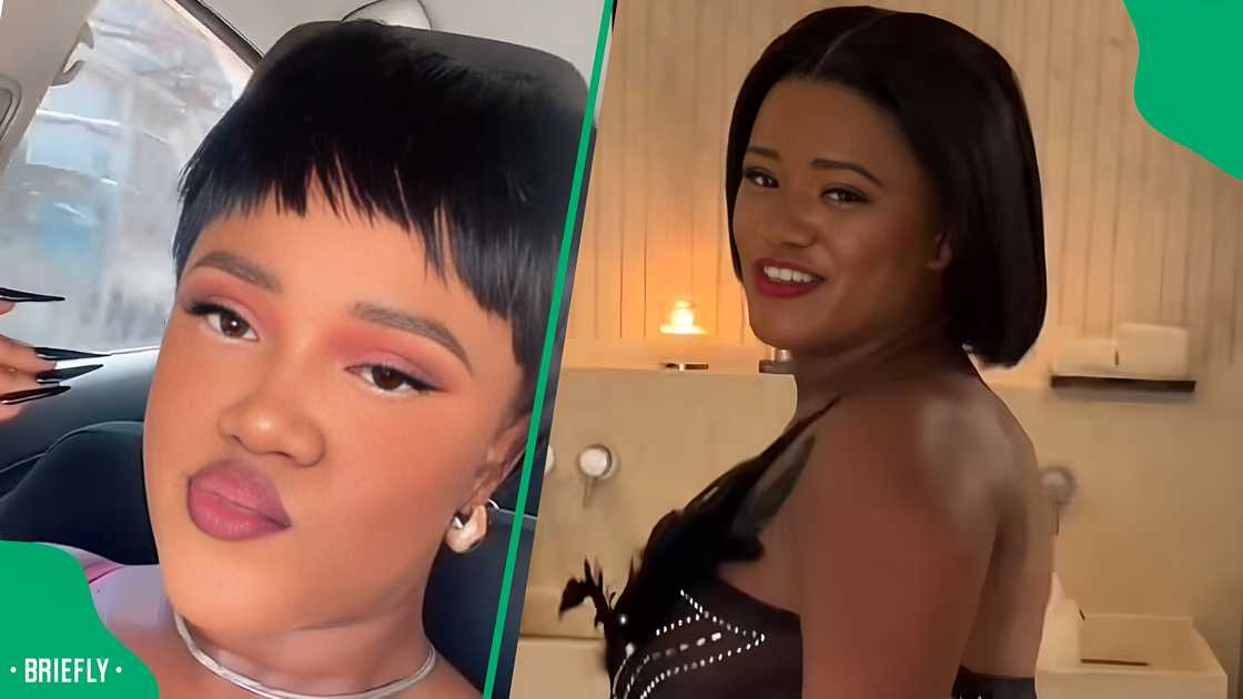 A woman showcased how she transformed her shack into a home in a TikTok video. A woman showcased how she transformed her shack into a home in a TikTok video.