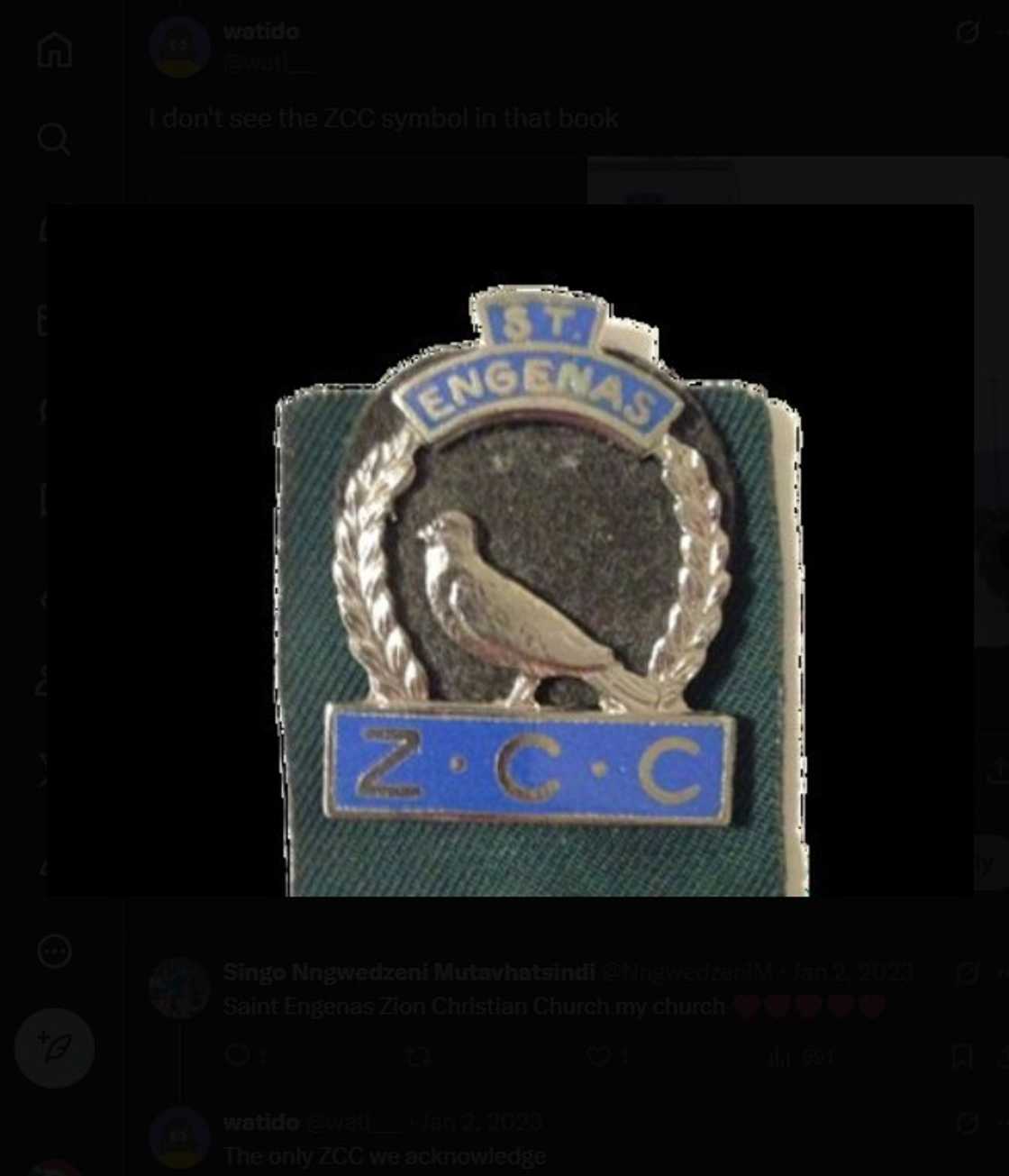 People discussed the ZCC church