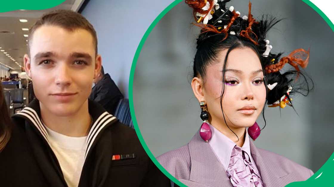 Tyler Poarch (L). Bella Poarch at Palazzo Mezzanotte in 2025 (R) Tyler Poarch (L). Bella Poarch at Palazzo Mezzanotte in 2025 (R)