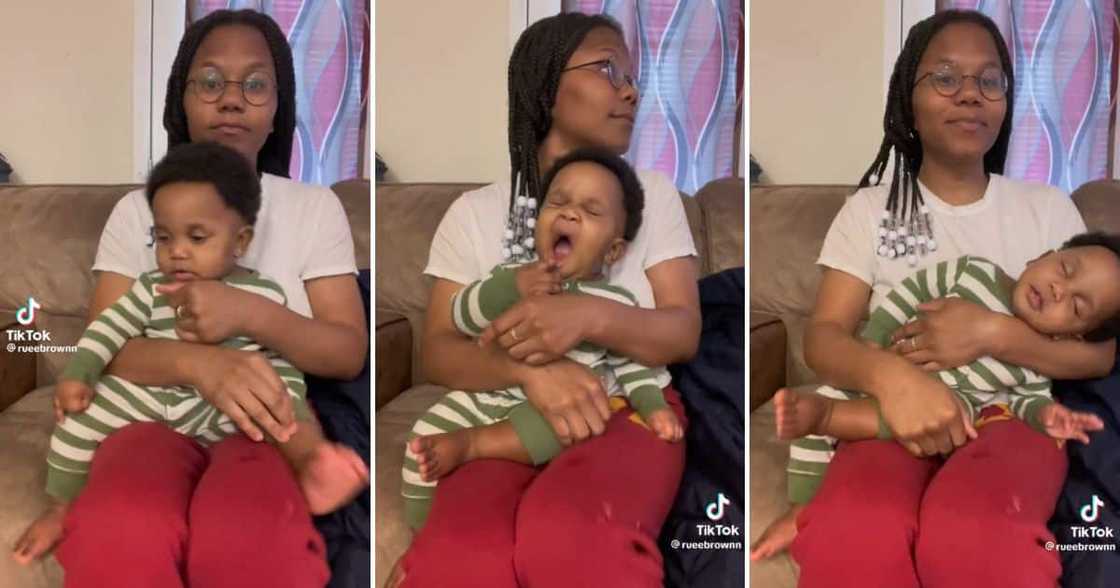 A mother shared a hack to put a baby to sleep in one minute A mother shared a hack to put a baby to sleep in one minute