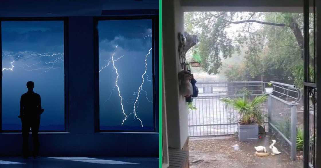 TikTok video show lightning stike TikTok video show lightning stike