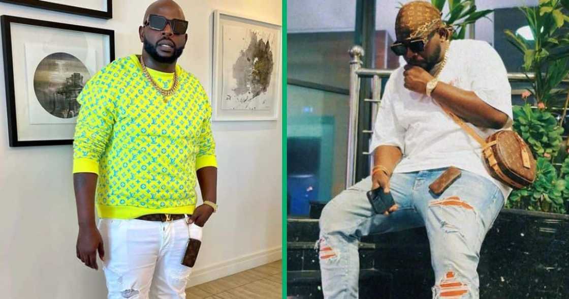 DJ Maphorisa stuns in new selfies.