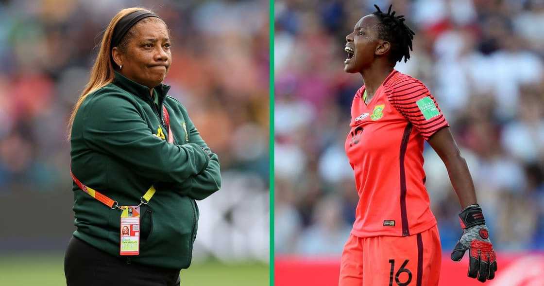 Banyana coach Desiree Ellis ahs not picked goalkeeper Andile Dlamini. Banyana coach Desiree Ellis ahs not picked goalkeeper Andile Dlamini.