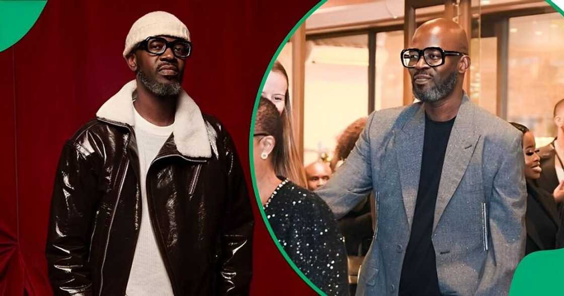 Black Coffee attended Paris Fashion Week