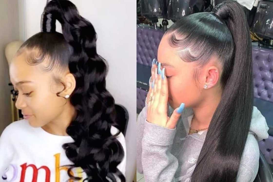 Gel up Hairstyles for Black ladies