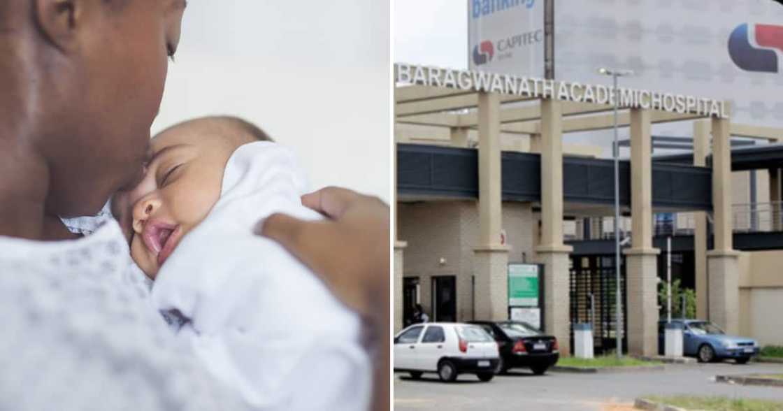 A young mother was mistakenly discharged with the wrong baby at Chris Hani Baragwanath Hospital A young mother was mistakenly discharged with the wrong baby at Chris Hani Baragwanath Hospital