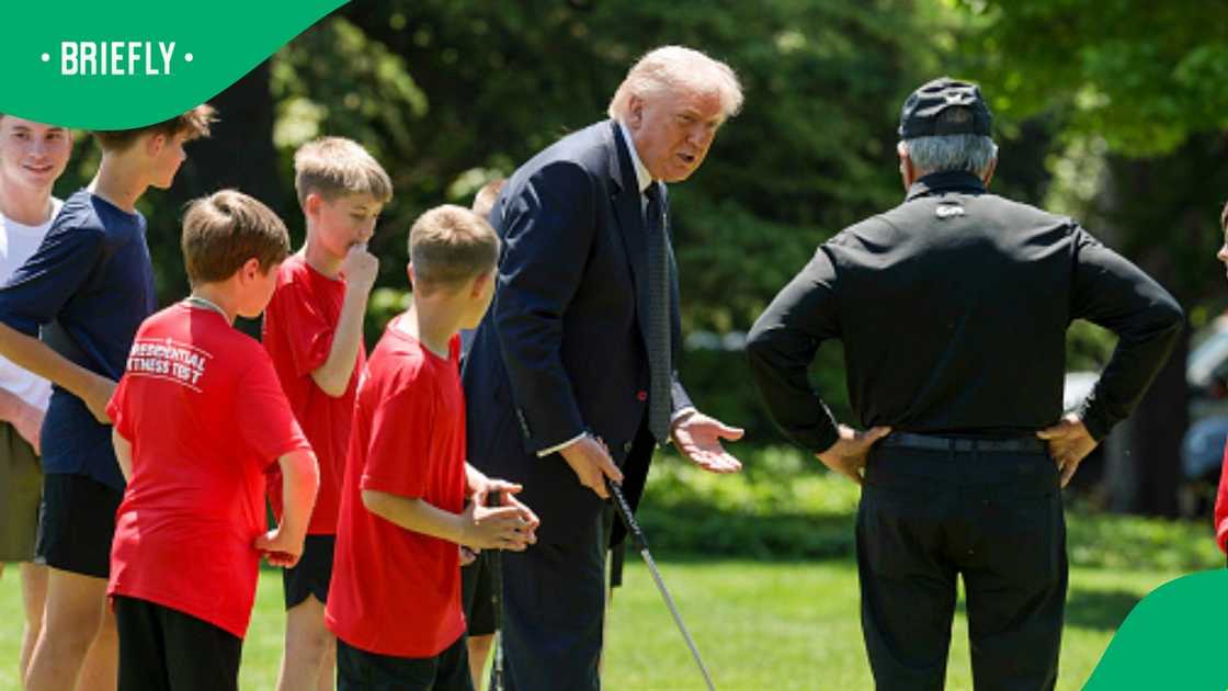 Gary Player, Donald Trump, Oval Office