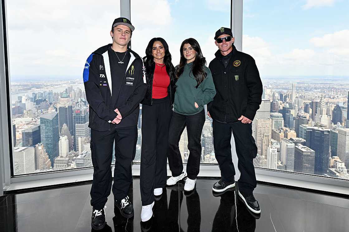 Haiden, Marissa, Hailie, and Brian Deegan Haiden, Marissa, Hailie, and Brian Deegan