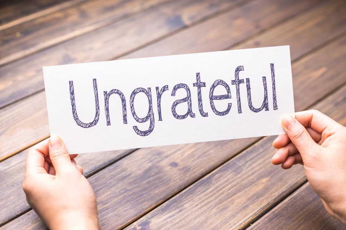 Quotes about unappreciative people