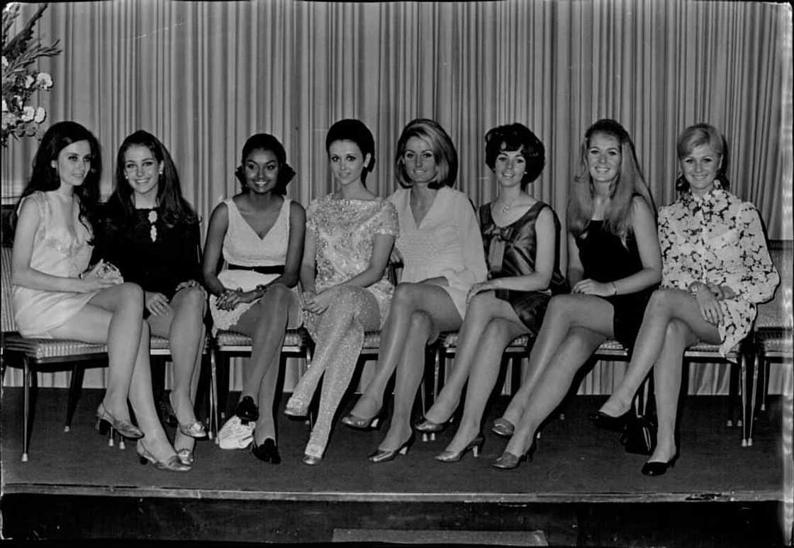 Shakira Caine represented Guyana at the 1968 Miss World pageant Shakira Caine represented Guyana at the 1968 Miss World pageant