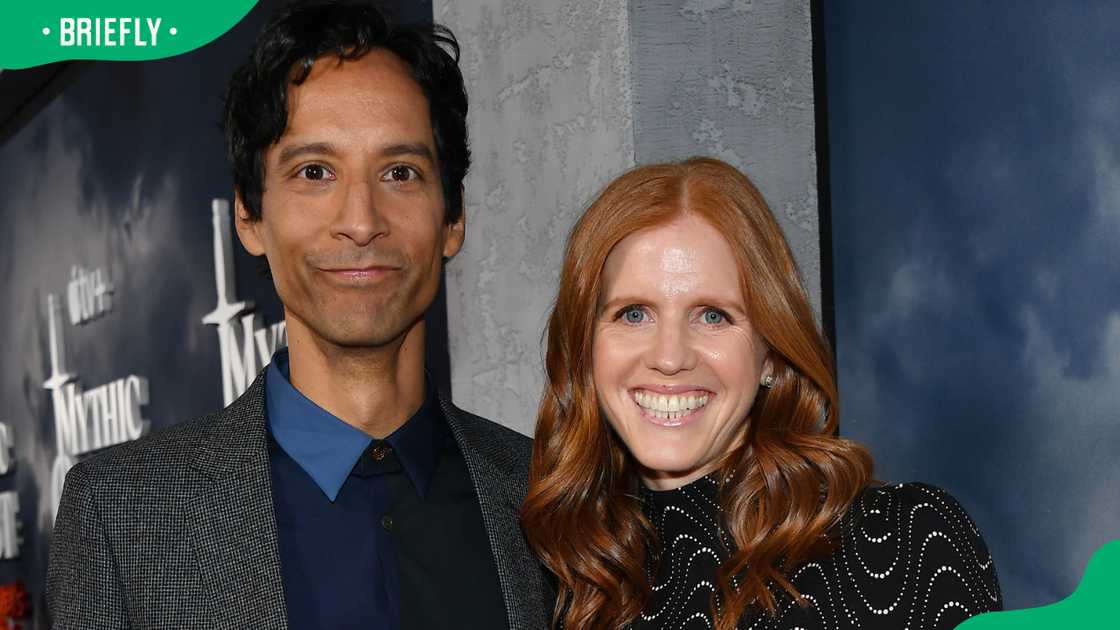 Danny Pudi and Bridget Showalter in Los Angeles Danny Pudi and Bridget Showalter in Los Angeles