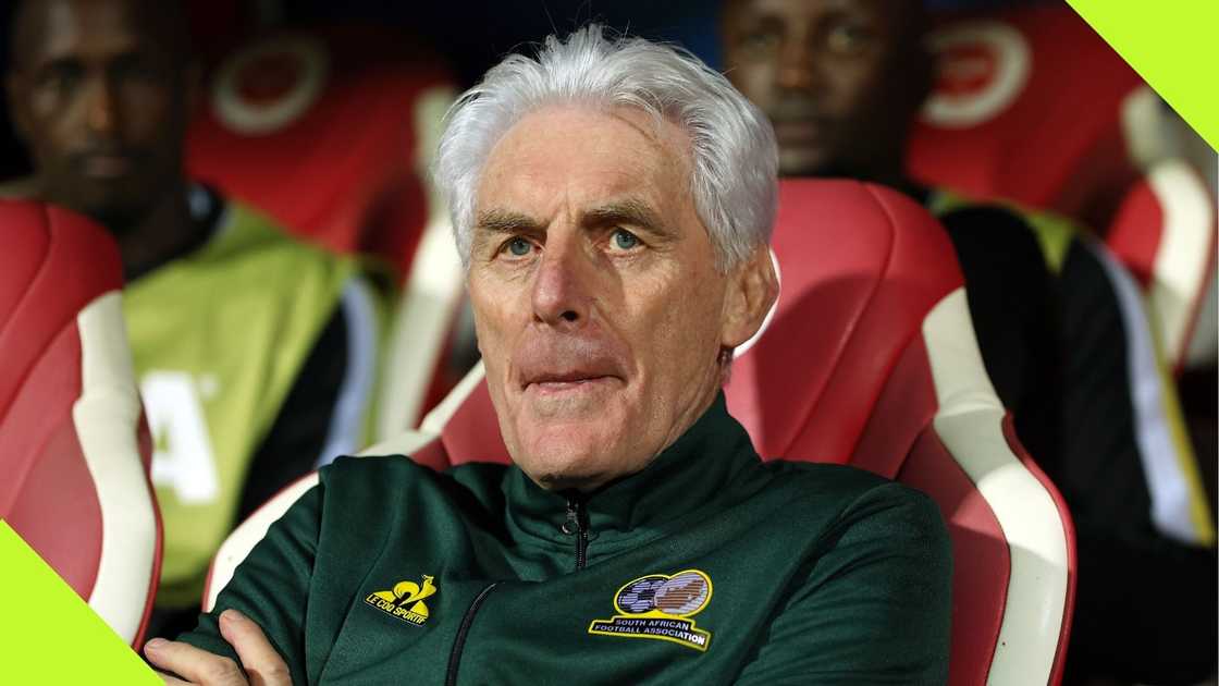 Hugo Broos looks on prior to the FIFA Series 2024 Algeria match between Andorra and South Africa at Stade 19 Mai 1956 on March 21, 2024 in Annaba, Algeria. Photo: Richard Pelham. Hugo Broos looks on prior to the FIFA Series 2024 Algeria match between Andorra and South Africa at Stade 19 Mai 1956 on March 21, 2024 in Annaba, Algeria. Photo: Richard Pelham.