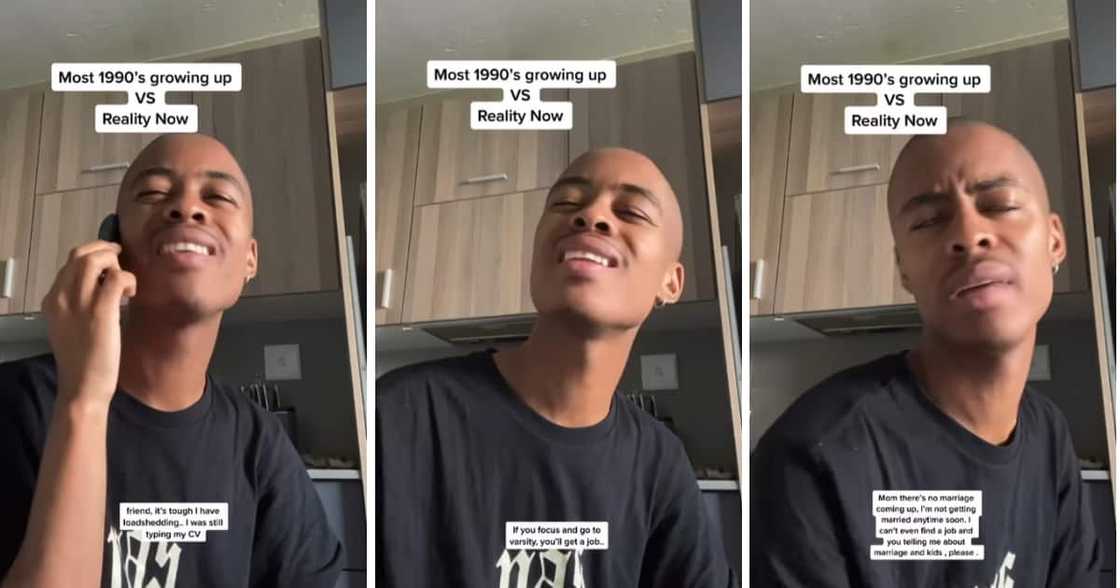 A comedic gent shared a hilarious skit about life expectations and their eventual outcome. A comedic gent shared a hilarious skit about life expectations and their eventual outcome.