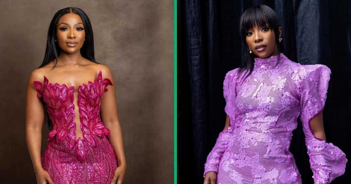 Pearl Modiadie looked gorgeous with her new man Pearl Modiadie looked gorgeous with her new man