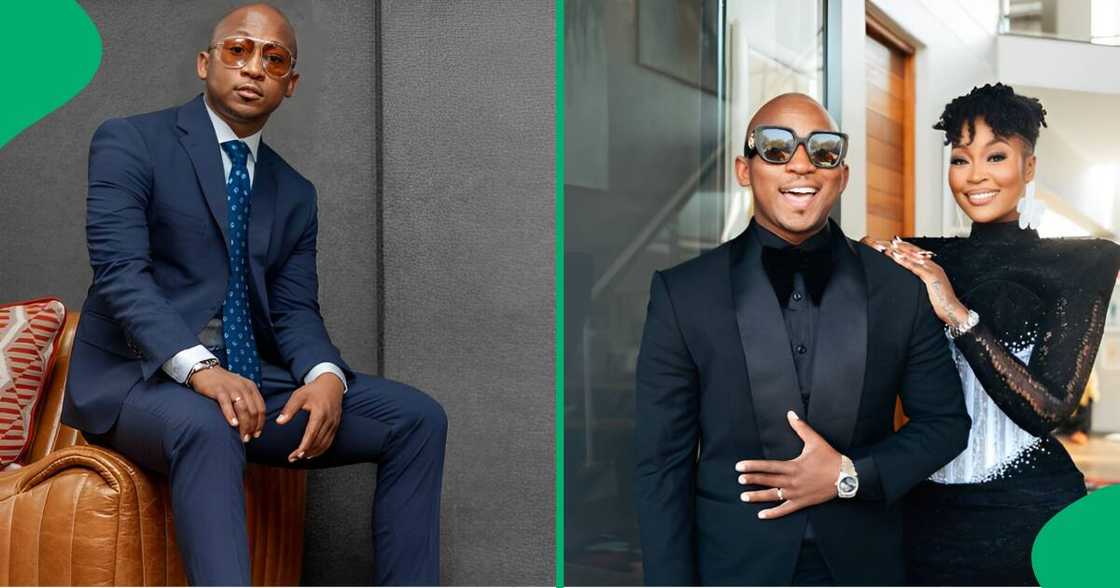 Khuli Chana showed love to his wife Lamiez Khuli Chana showed love to his wife Lamiez
