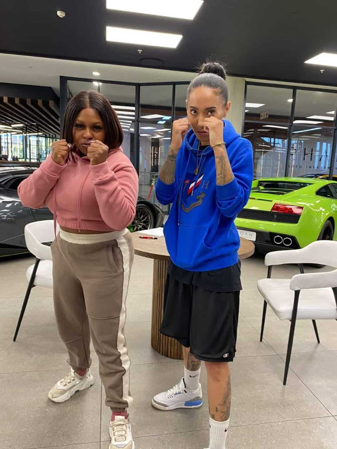 Inno Morolong is set to fight Ashleigh Ogle in a celeb boxing match Inno Morolong is set to fight Ashleigh Ogle in a celeb boxing match