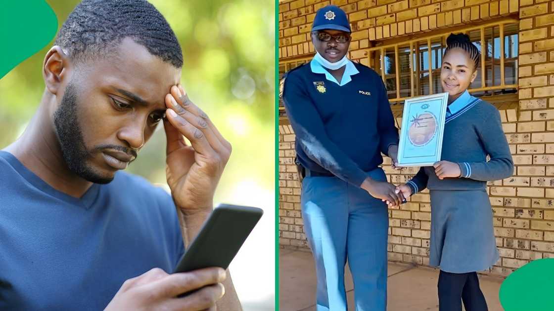 Mzansi was stunned by a pupil being rewarded with a certificate