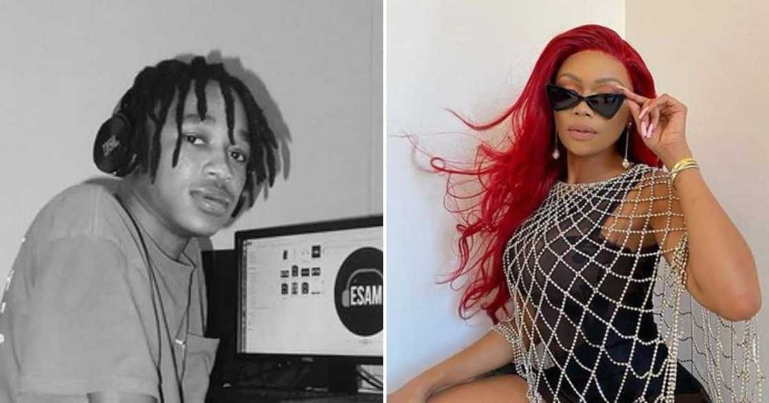 Rea Gopane shaded Bonang Matheba Rea Gopane shaded Bonang Matheba