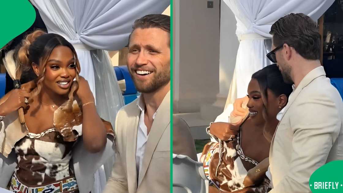 A couple went viral for their looks. A couple went viral for their looks.