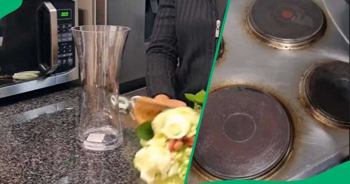 TikTok lady cleans stove TikTok lady cleans stove