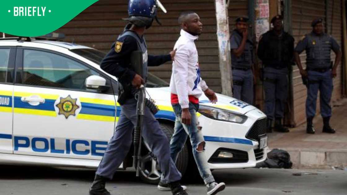 SAPS officer SAPS officer