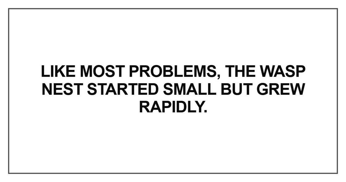 Like most problems