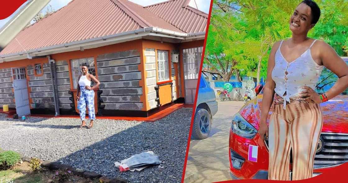 Nakuru woman Sheila whose husband bought her a house. Nakuru woman Sheila whose husband bought her a house.