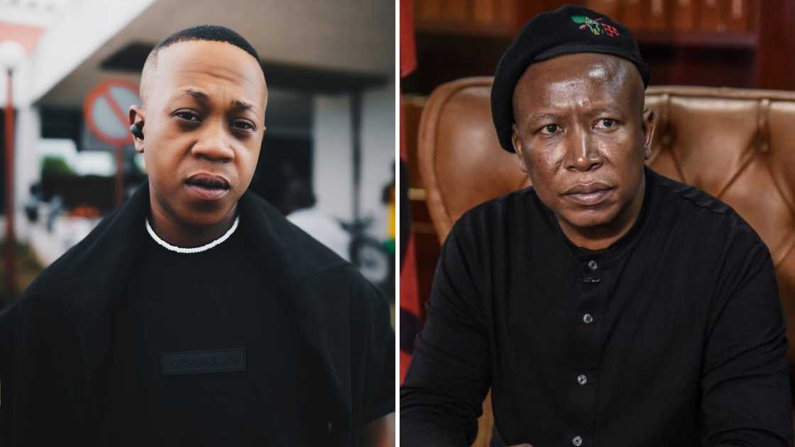 Young Stunna posted a picture with Julius Malema Young Stunna posted a picture with Julius Malema