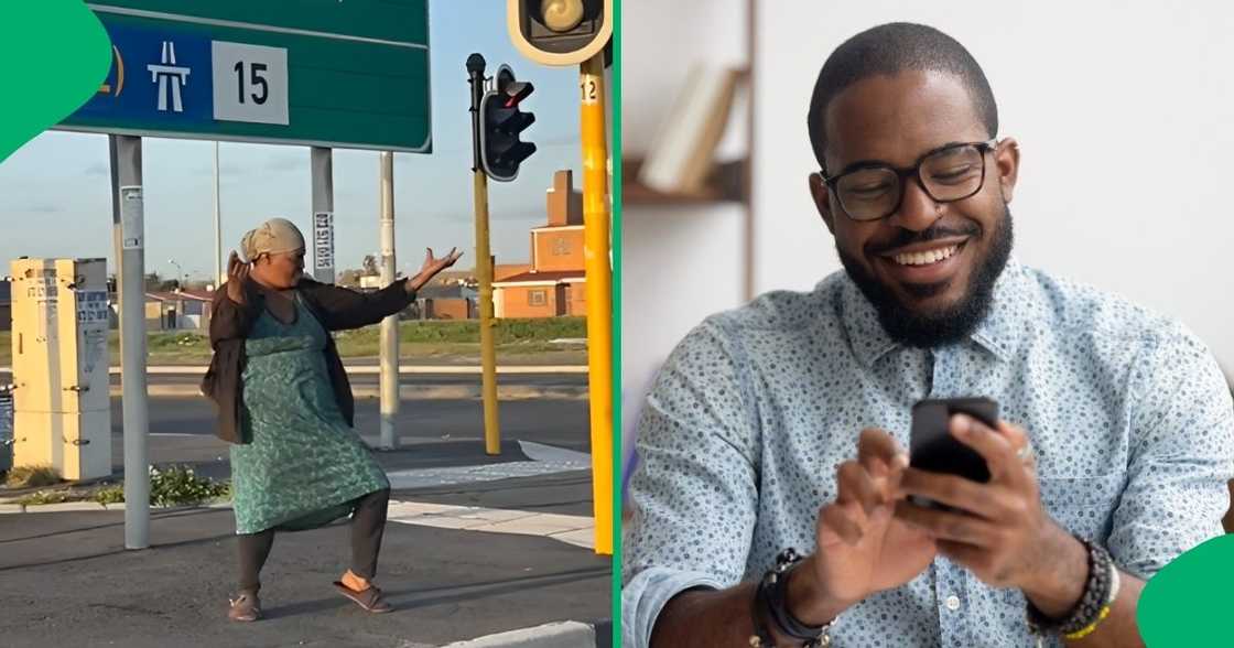 A Cape Town bubbly woman gave people a blueprint of how not to carry their problems in public.