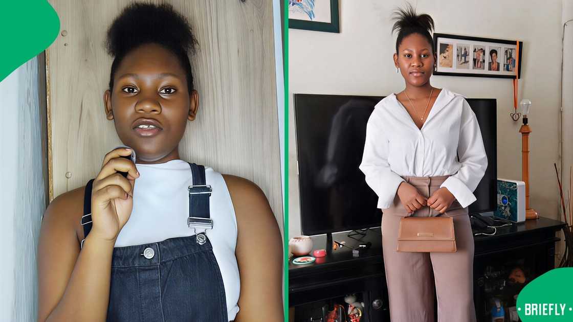 The young lady said she loves wearing heels and elegant clothes