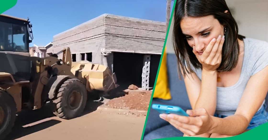 A stunning house in Johannesburg was bulldozed by Red Ants. A stunning house in Johannesburg was bulldozed by Red Ants.