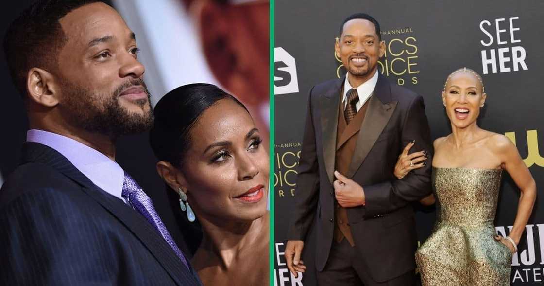 Will Smith and Jada Pinkett.