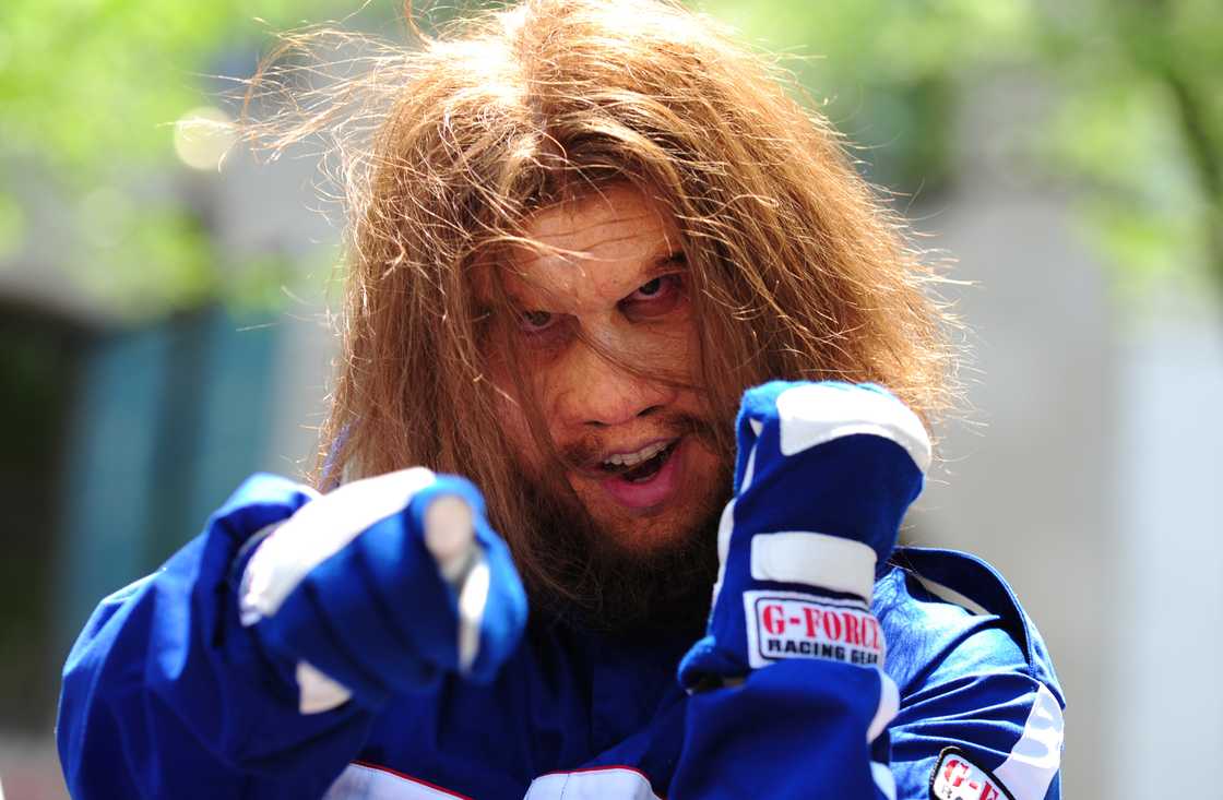 GEICO Caveman at the Indianapolis Motor Speedway GEICO Caveman at the Indianapolis Motor Speedway
