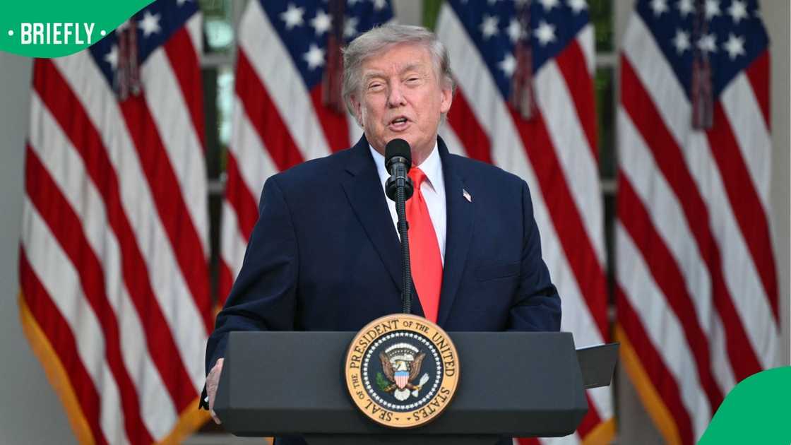 Donald Trump, the US President