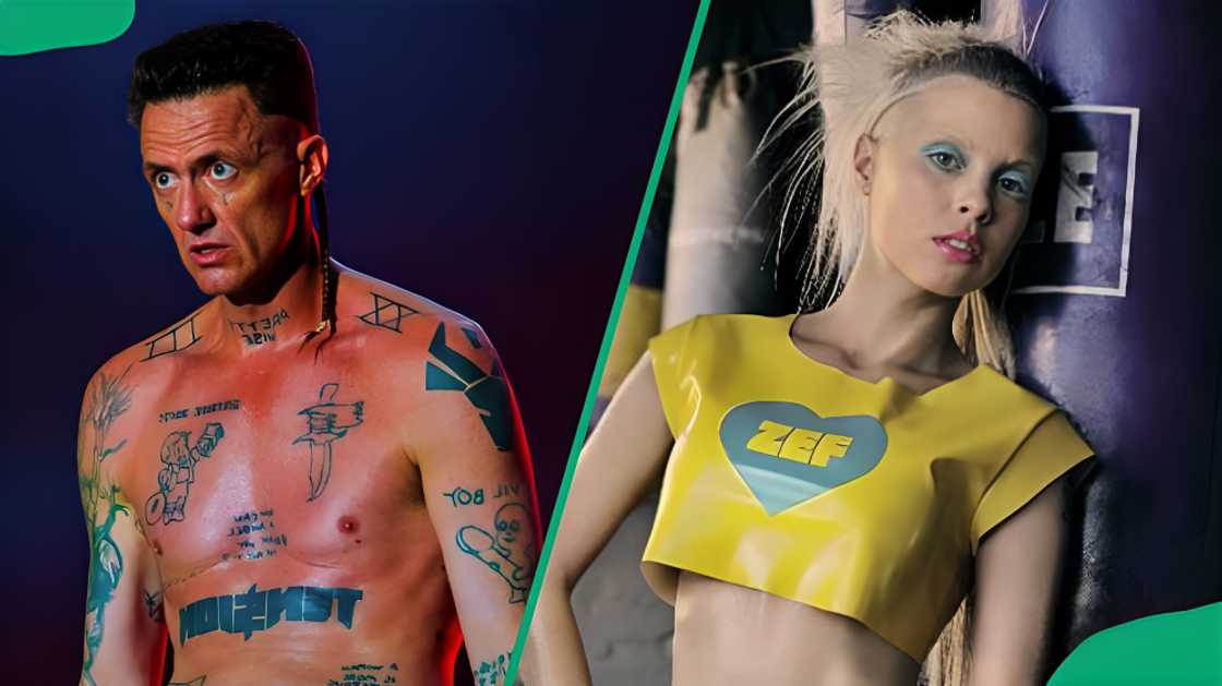 Watkin Tudor "Ninja" Jones and Anri "Yolandi Visser" du Toit Watkin Tudor "Ninja" Jones and Anri "Yolandi Visser" du Toit