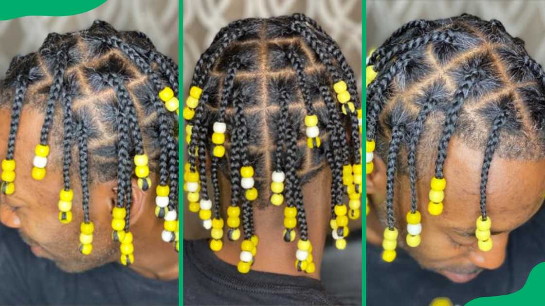 Cornrows for men with natural hair