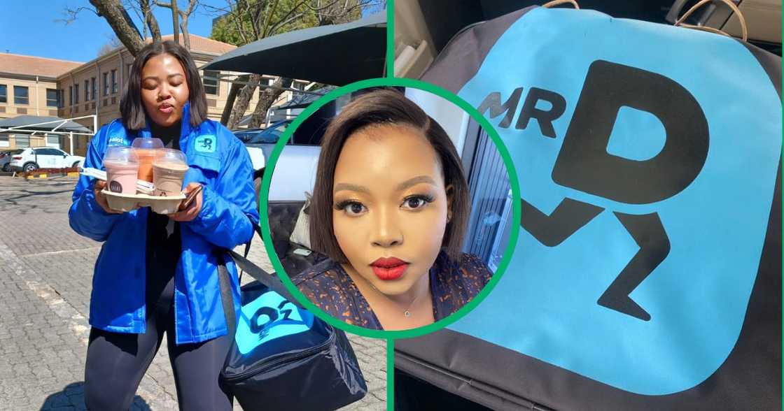 Anele Mdoda got herself a R20 tip from a customer Anele Mdoda got herself a R20 tip from a customer