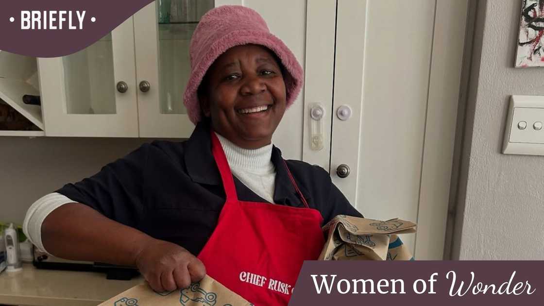 She has since perfected the recipe by adding her flavours to make the rusks more delicious She has since perfected the recipe by adding her flavours to make the rusks more delicious