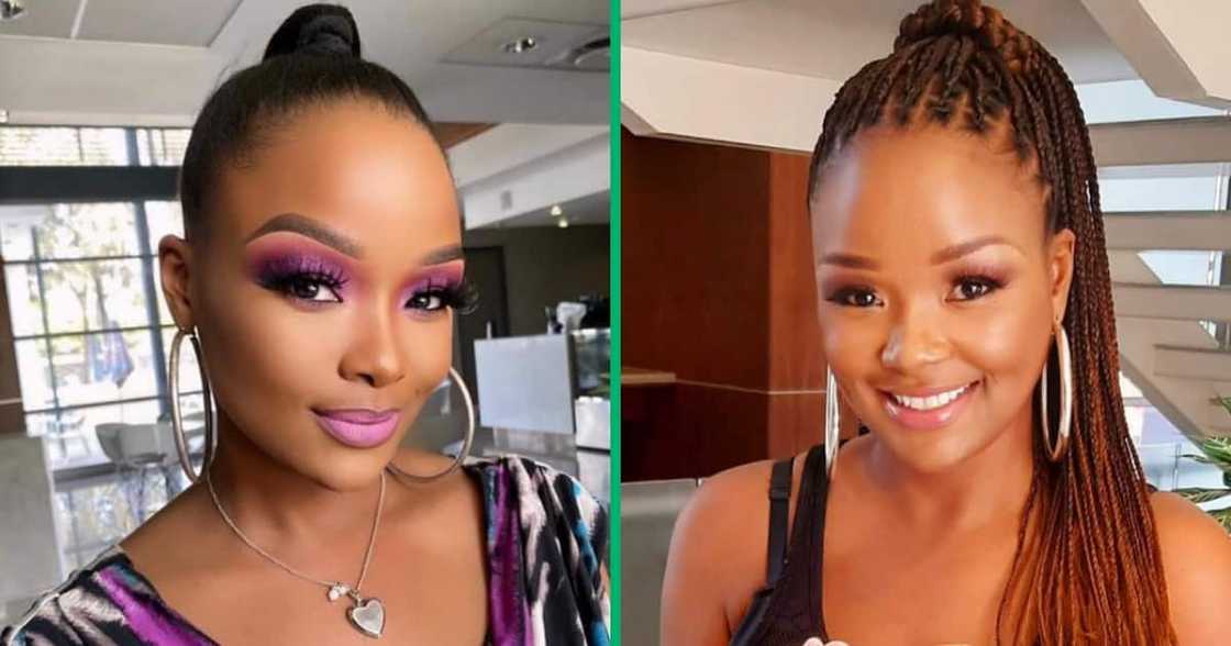 A video of Nonhle Thema motivating young students was shared on social media A video of Nonhle Thema motivating young students was shared on social media