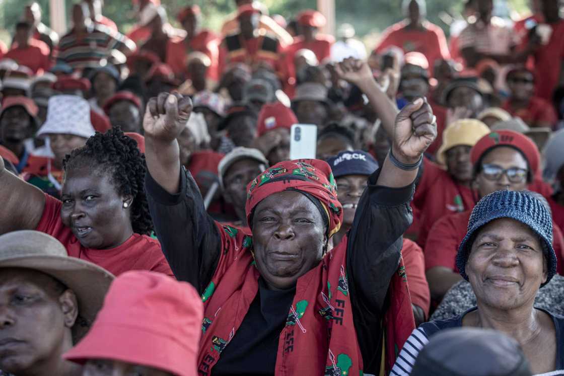South Africans celebrating Workers' Day South Africans celebrating Workers' Day