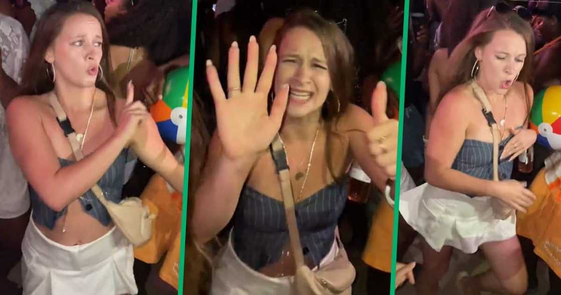 TikTok video of lady from Poland dancing to ampiano at Afronation TikTok video of lady from Poland dancing to ampiano at Afronation