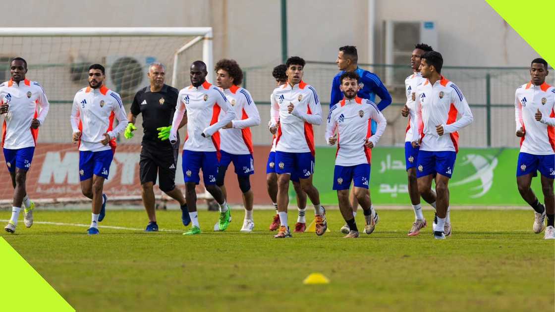 Libya players, Tripoli, Libya, AFCON 2025 qualifier, Benin Republic.