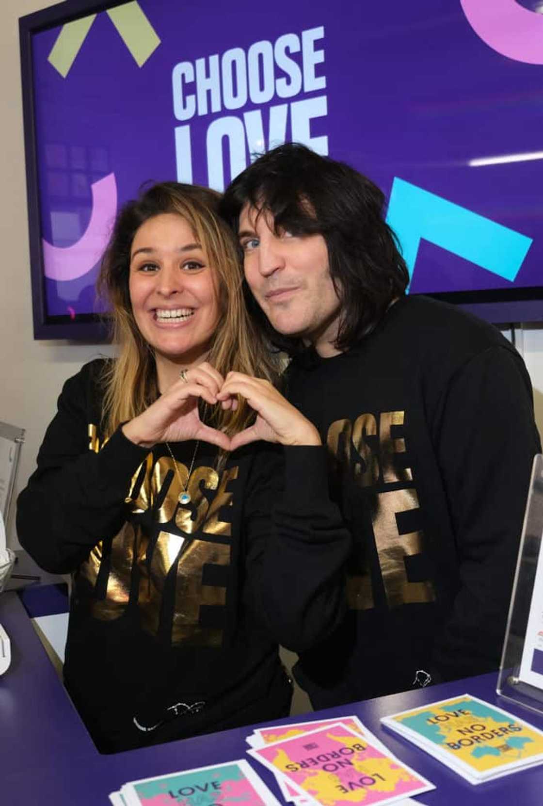 Noel Fielding and baby