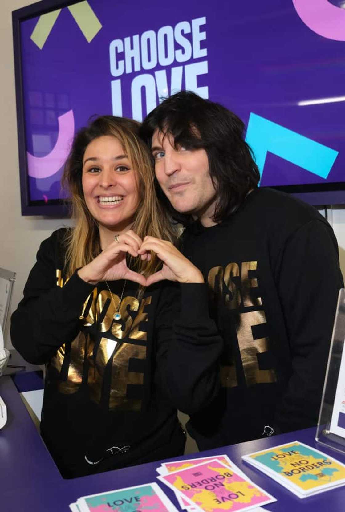 Noel Fielding and baby Noel Fielding and baby
